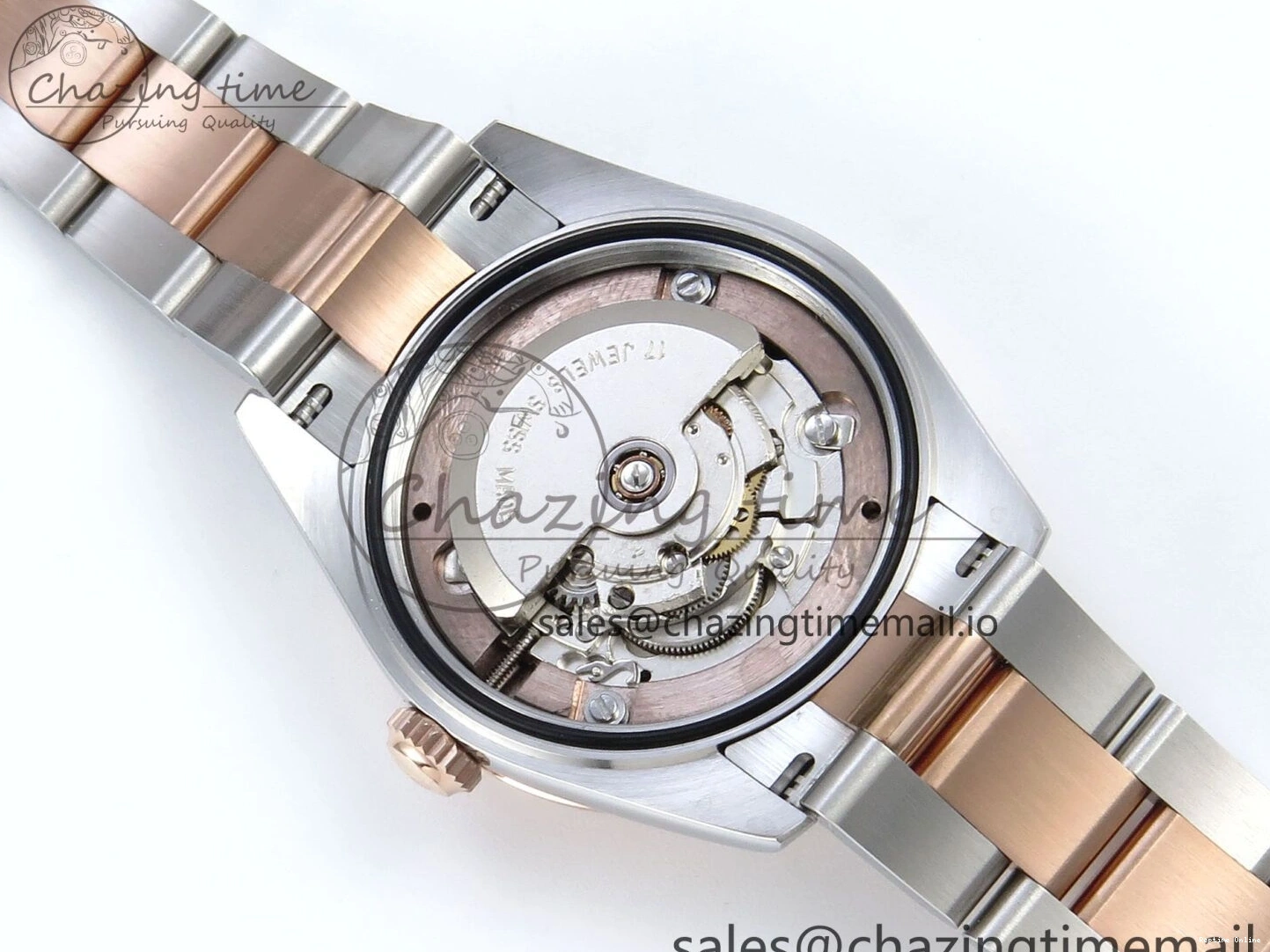 0117 Packable DateJust 31 278271 ARF 1:1 Best Edition 904L Steel RG Roman Dial on SS RG Oyster Bracelet ETA 524